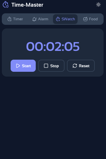 Stopwatch Tab